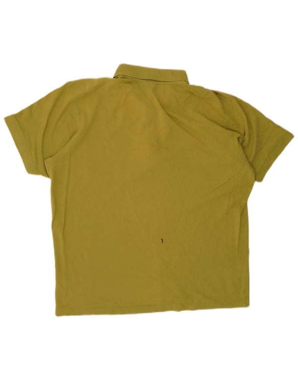 Jack Wolfskin Polo para hombre UK 40/42 Large Verde Algodón