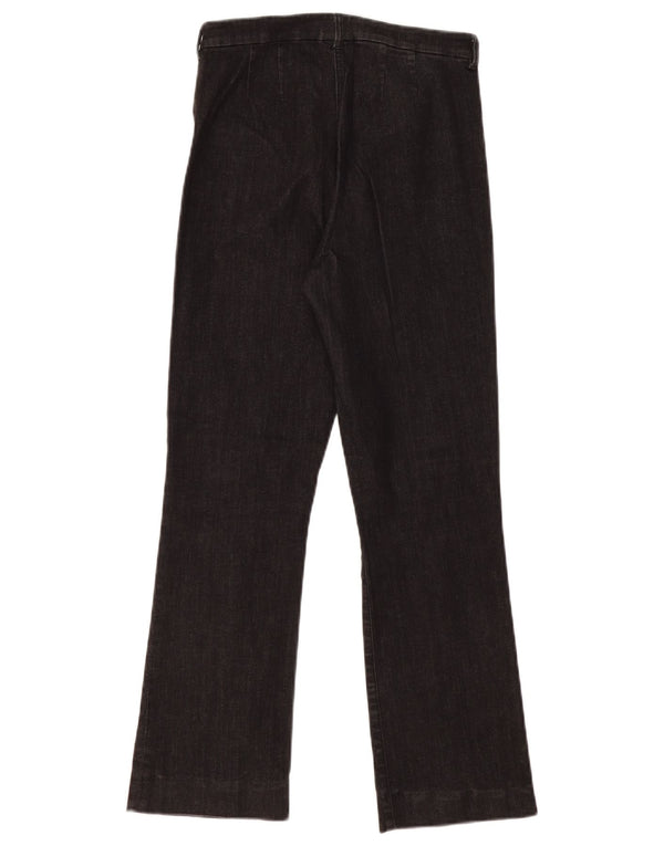 MAX MARA Vaqueros Bootcut para Mujer UK 10 Small W28 L28 Algodón Gris