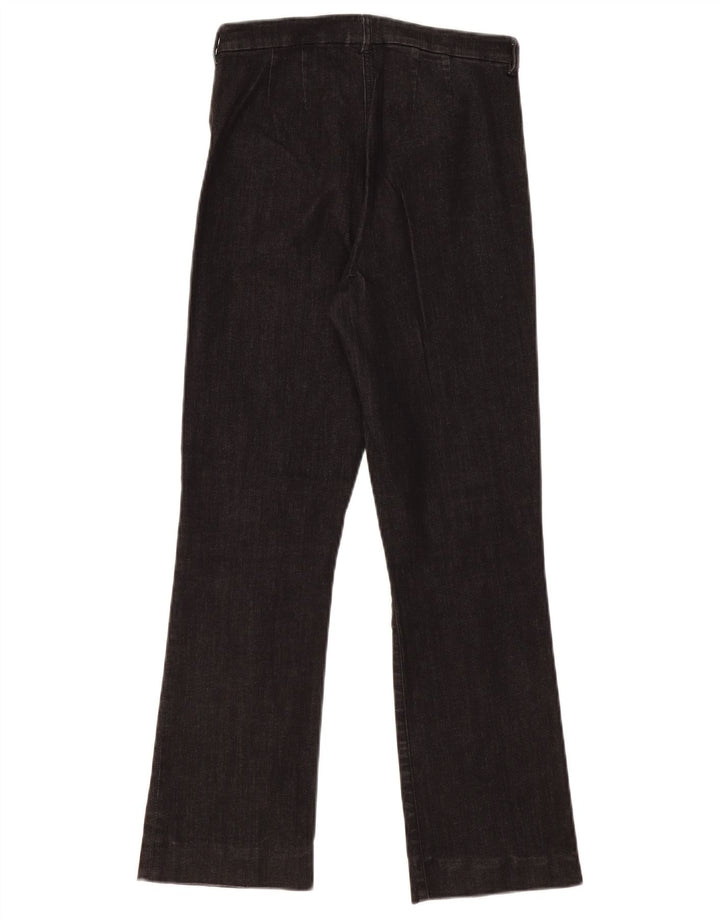 MAX MARA Vaqueros Bootcut para Mujer UK 10 Small W28 L28 Algodón Gris