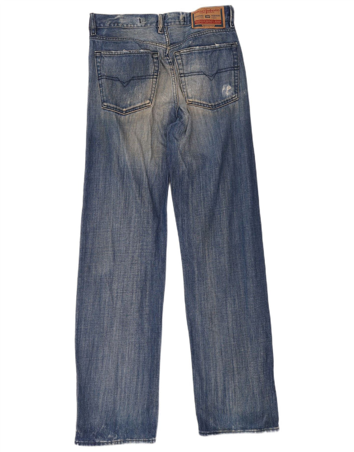 Diesel Vaqueros Rectos Hombre W32 L34 Algodón Azul