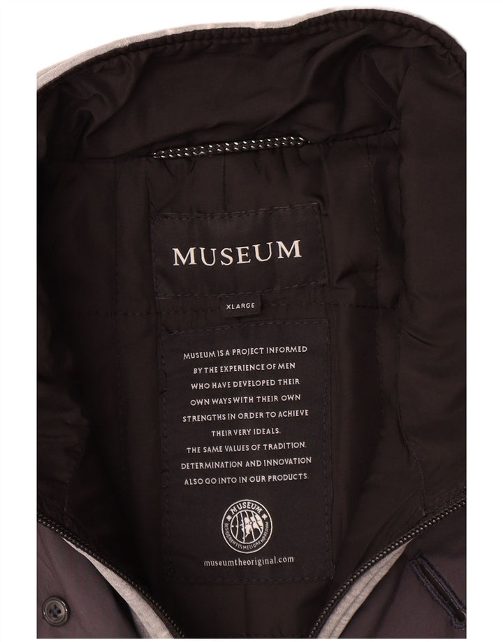 Gabardina Museum para hombre UK 42 XL Poliéster gris