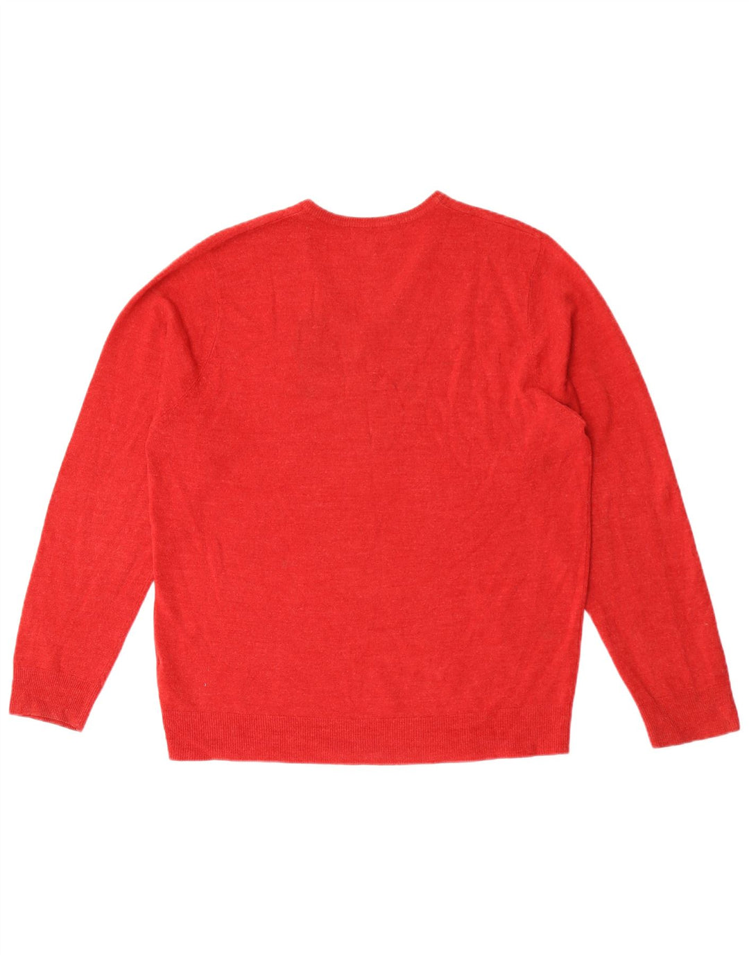 Marks & Spencer Suéter con Cuello en V para Hombre Acrílico Rojo Grande