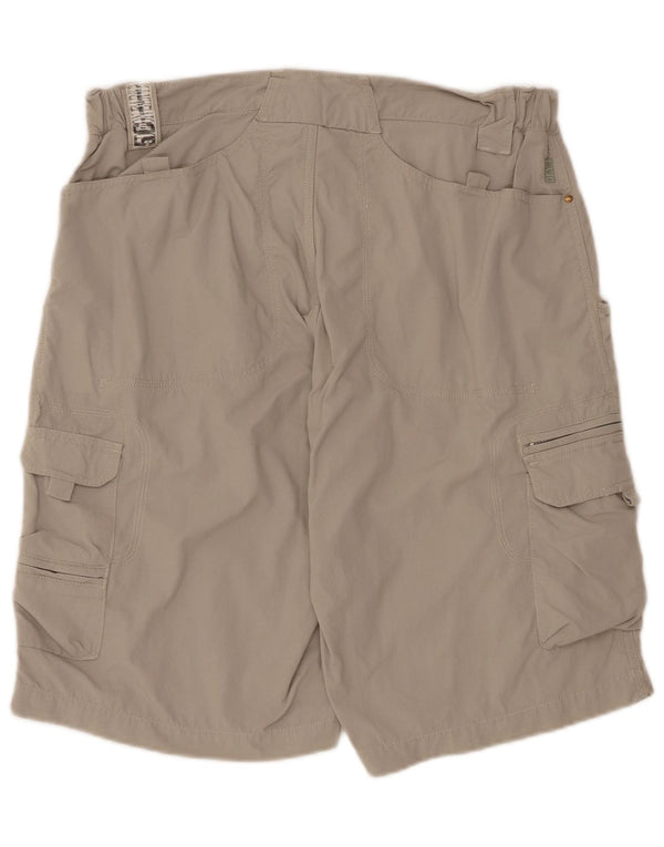 SALEWA Mens Cargo Shorts Large W34 Grey Nylon