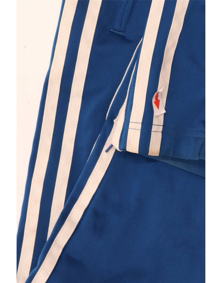 Adidas - Pantalones de chándal para mujer, talla 40, poliéster azul grande