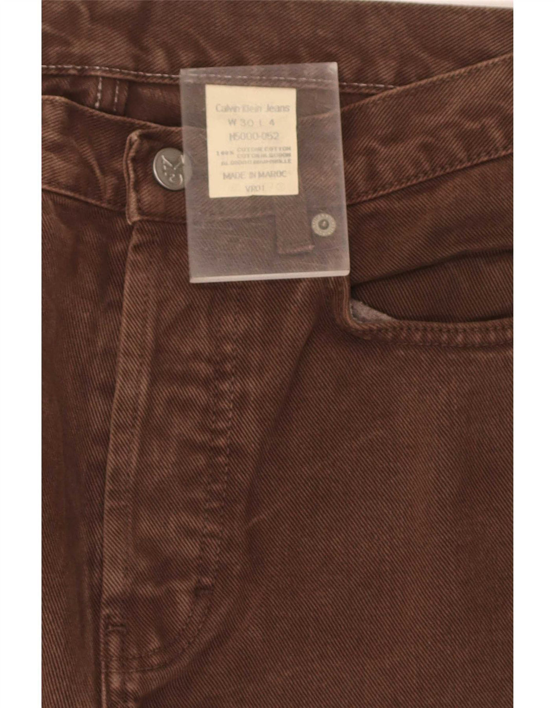 Calvin Klein Jeans rectos para hombre W30 L31 Algodón marrón