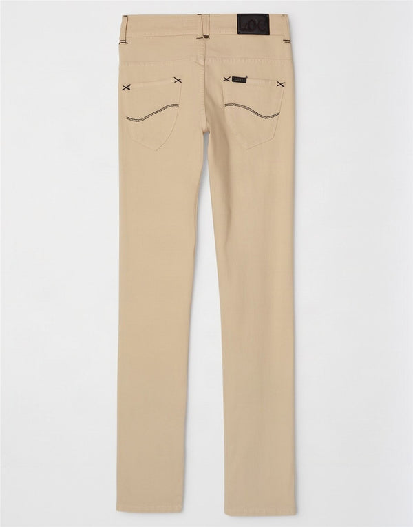 Vaqueros Lee Amy Slim para Mujer W27 L33 De Algodón Blanco Roto