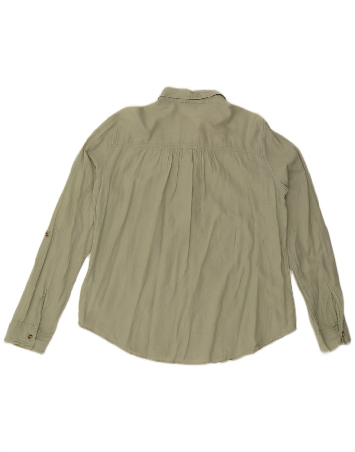 Camisa tipo pulóver Hollister para mujer Reino Unido 44 Algodón verde medio