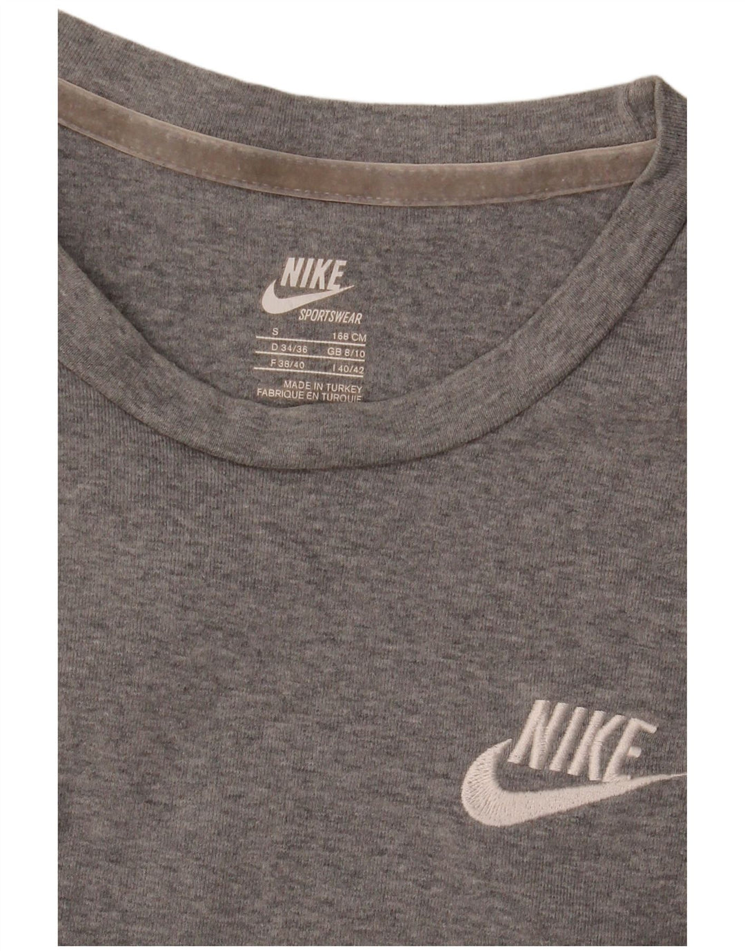 Nike Camiseta Mujer Top UK 8/10 Small Gris