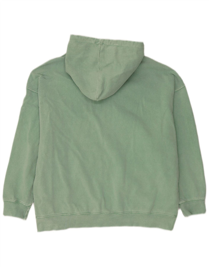 Pull & Bear Suéter con capucha y cremallera extragrande para mujer Reino Unido 40 Verde medio