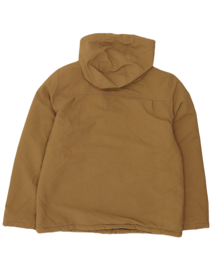 Vans Chaqueta utilitaria extragrande con capucha para mujer UK 10 Small Brown Nylon