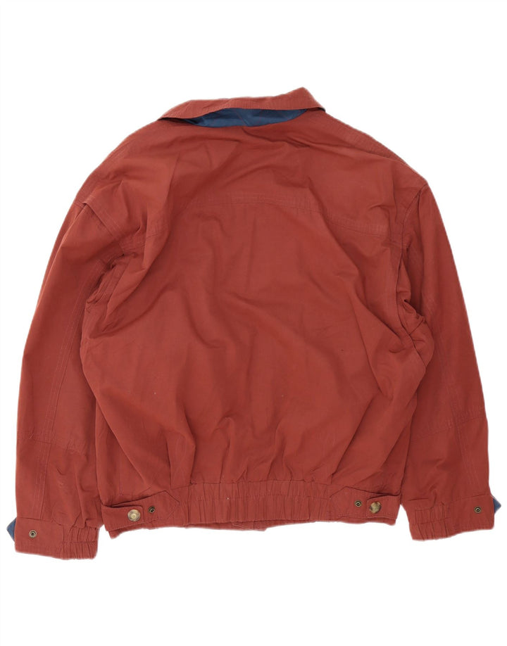 Chaqueta bomber vintage para hombre holgada IT 48 Poliéster marrón medio
