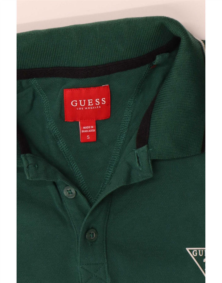 Guess Polo Hombre Small Verde Algodón