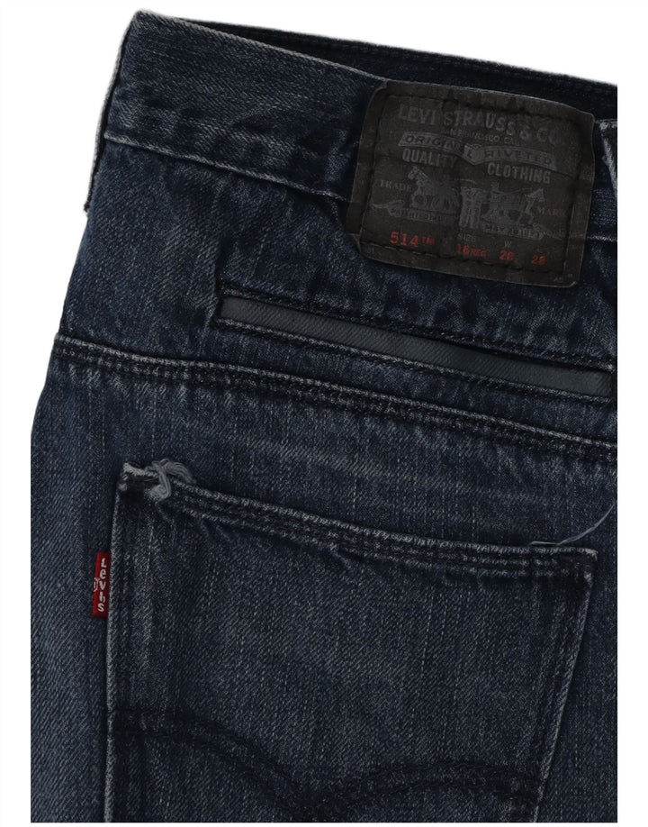 LEVI'S Vaqueros Rectos Niña 514 15-16 Años W28 L28 Azul Algodón