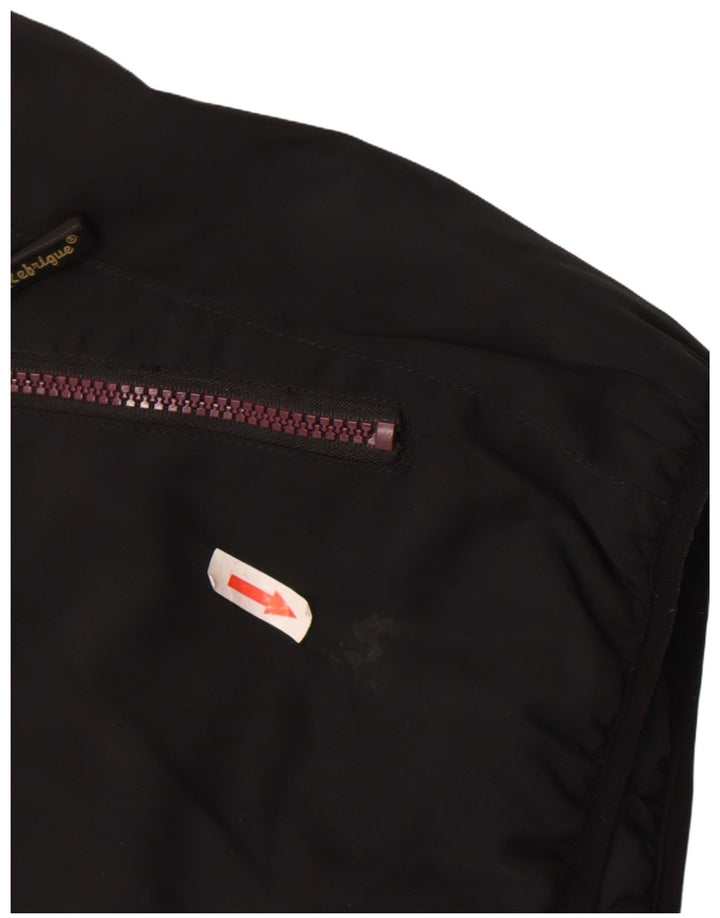 Refrigue Chaqueta acolchada con capucha para hombre UK 36 Small Poliéster negro