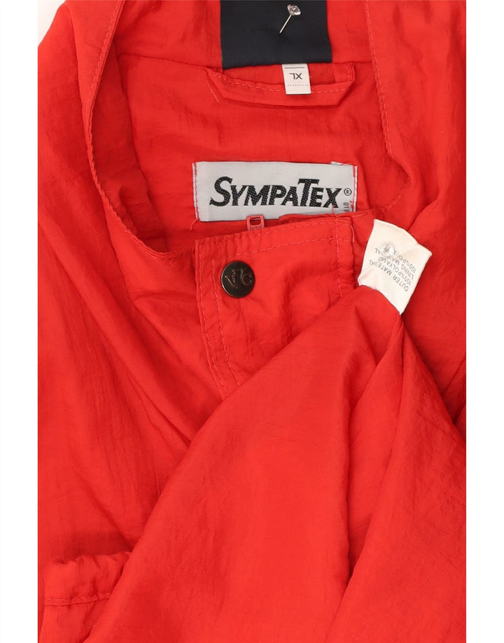 Sympatex Chaqueta bomber holgada para hombre UK 42 XL Poliamida roja