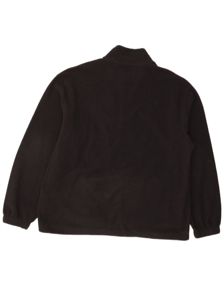 Champion Jersey De Forro Polar Con Cremallera Para Hombre Grande Poliéster Negro