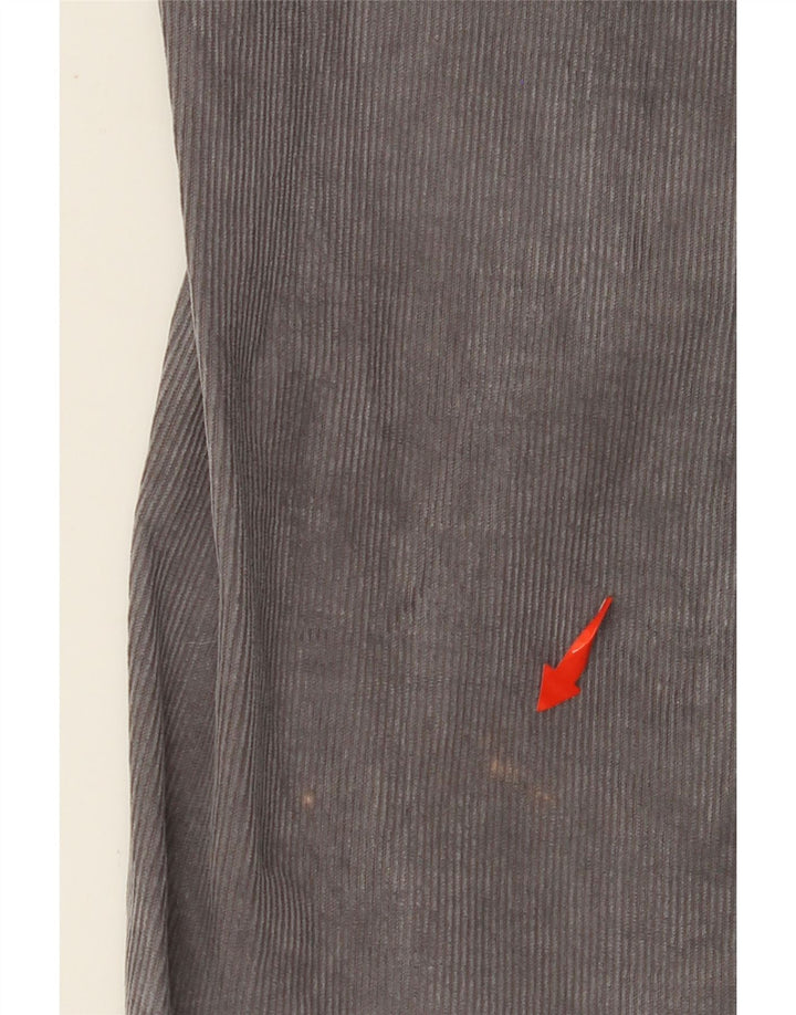 WRANGLER Pantalones de pana rectos elásticos Arizona para hombre W36 L32 Gris