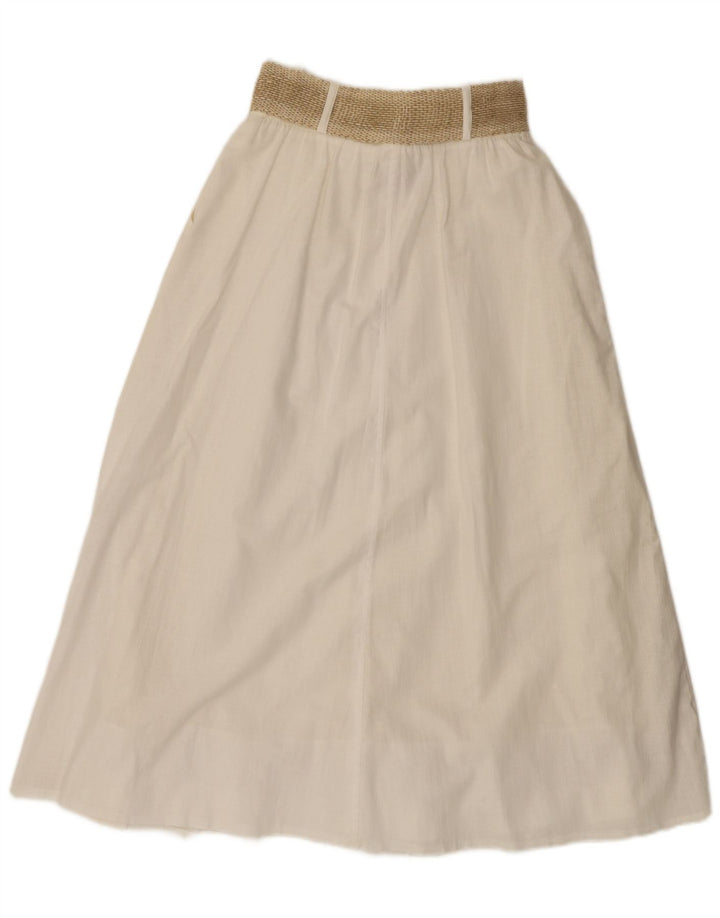 Gerry Weber Falda acampanada para mujer EU 36 Small W26 Algodón blanco