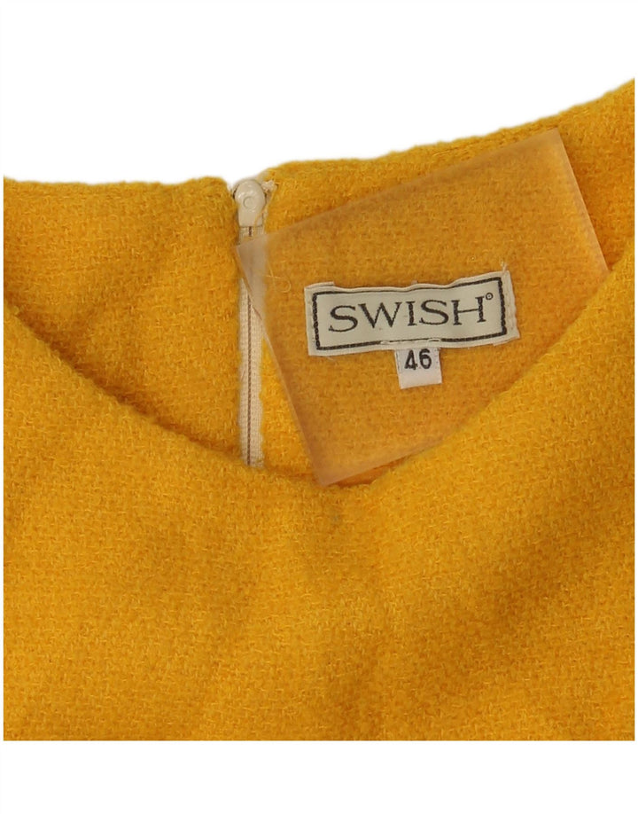 Swish Vestido tubo sin mangas para mujer IT 46 Amarillo grande