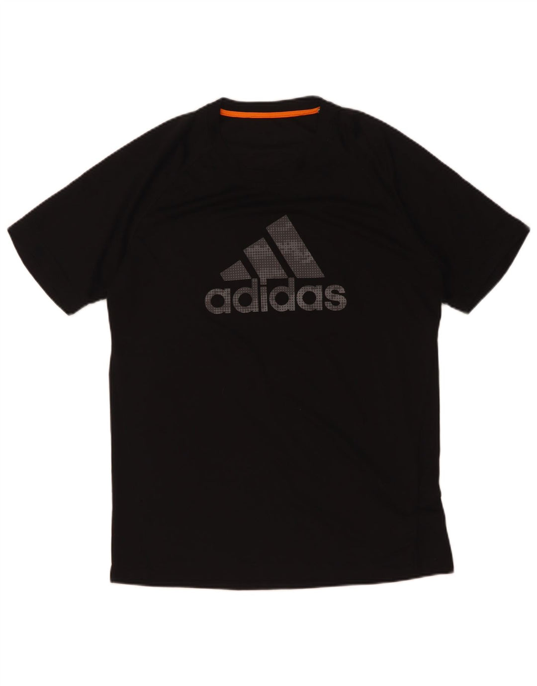 Adidas Hombre Camiseta Gráfica Top Medio Negro Poliéster
