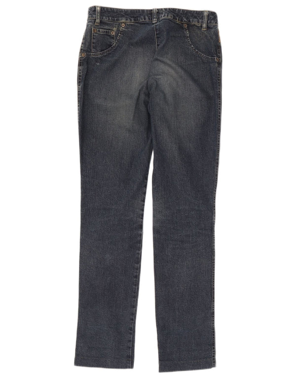 Armani Jeans Slim para Mujer UK 10 Small W28 L30 Algodón Azul