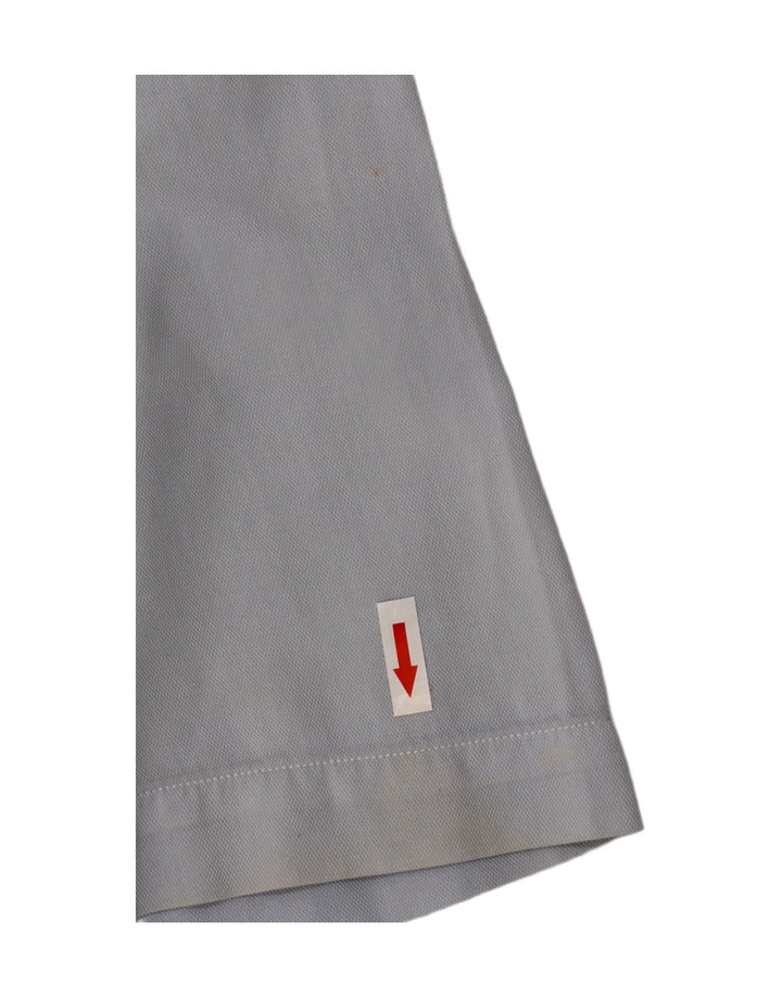 Polo Lacoste de manga corta para hombre, corte regular, talla 43, grande, azul