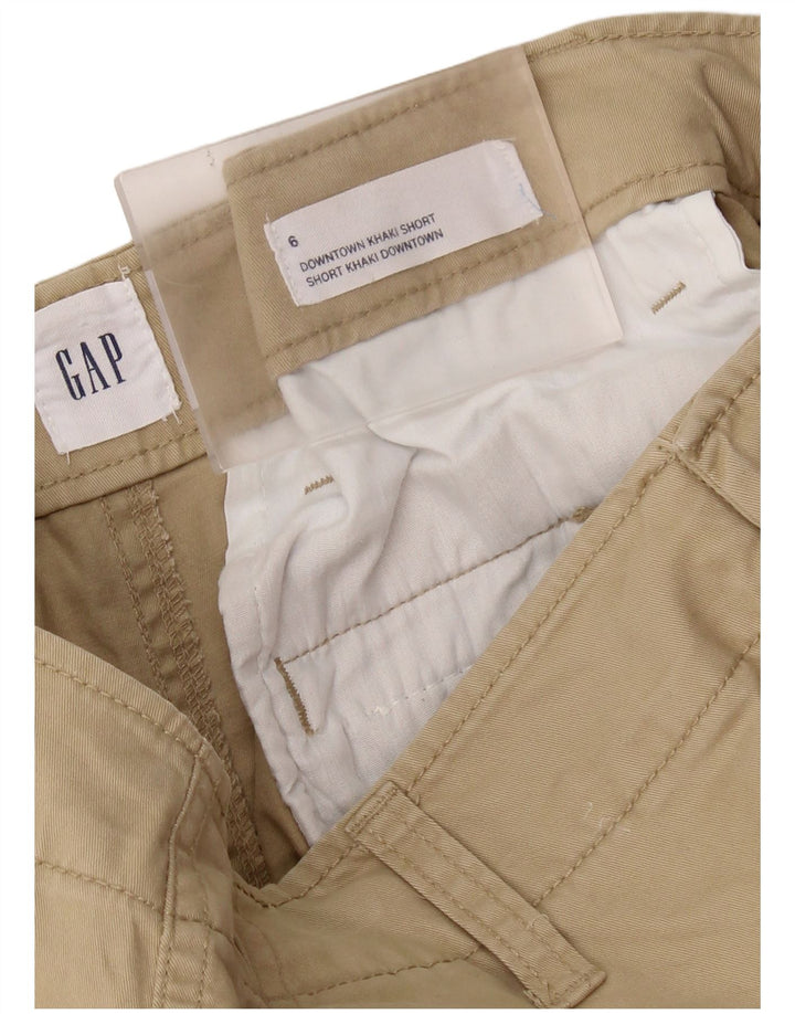 GAP Pantalones cortos chinos para mujer US 6 Medium W28 Beige
