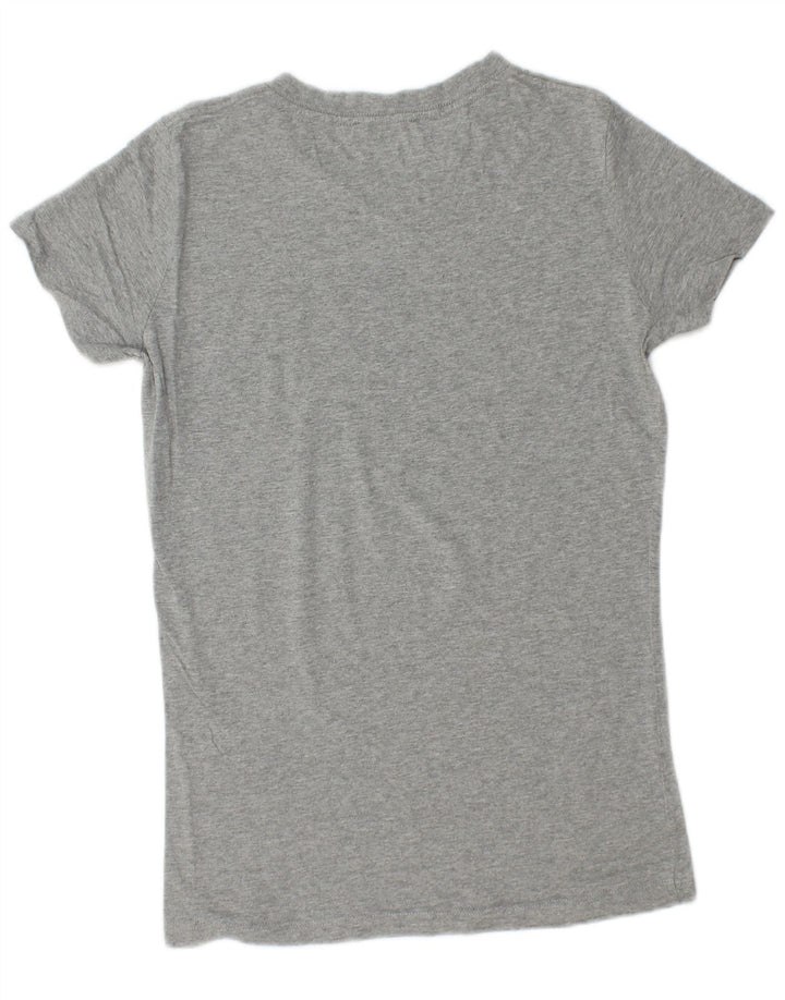 DIESEL Camiseta gráfica para mujer Top UK 44 Grande Gris
