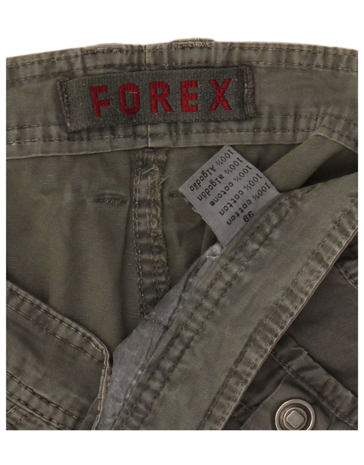 FOREX Pantalones cortos cargo para hombre W38 XL Algodón caqui
