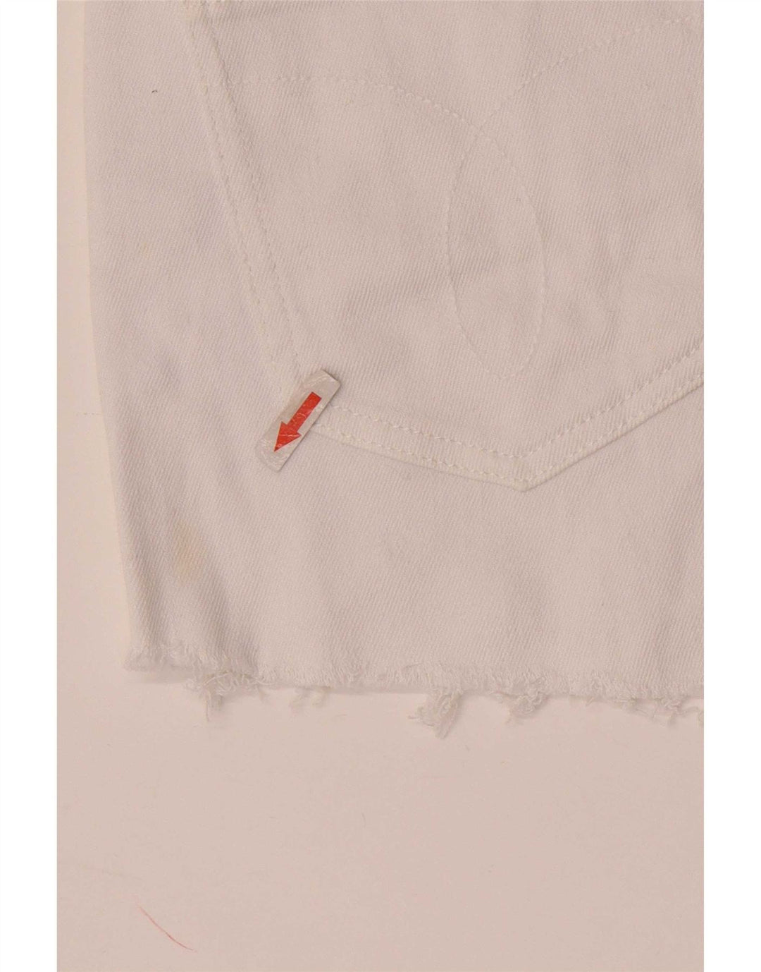 Pantalones cortos de mezclilla Calvin Klein para mujer W28 Algodón blanco mediano