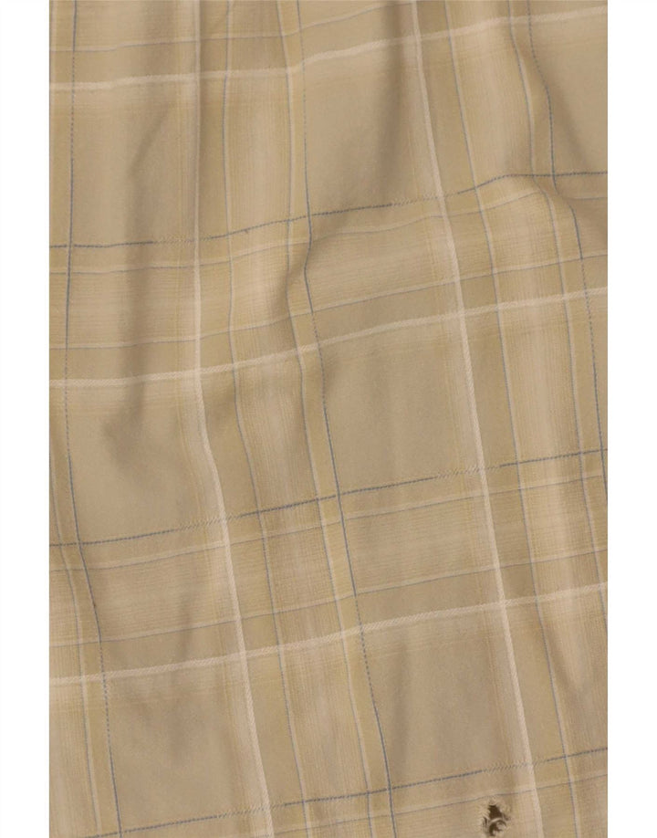 Camisa de manga corta para hombre Camel Active XL Beige Check