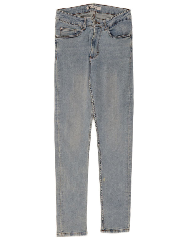 Zara Vaqueros pitillo para mujer EU 38 Small W30 L31 Azul
