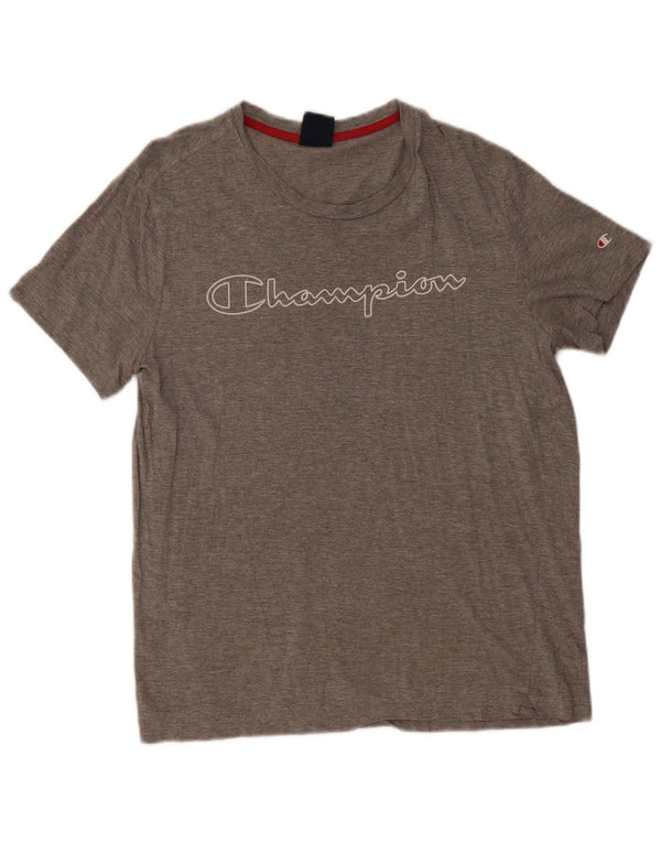 Champion Camiseta Gráfica Para Hombre Top Gris Medio