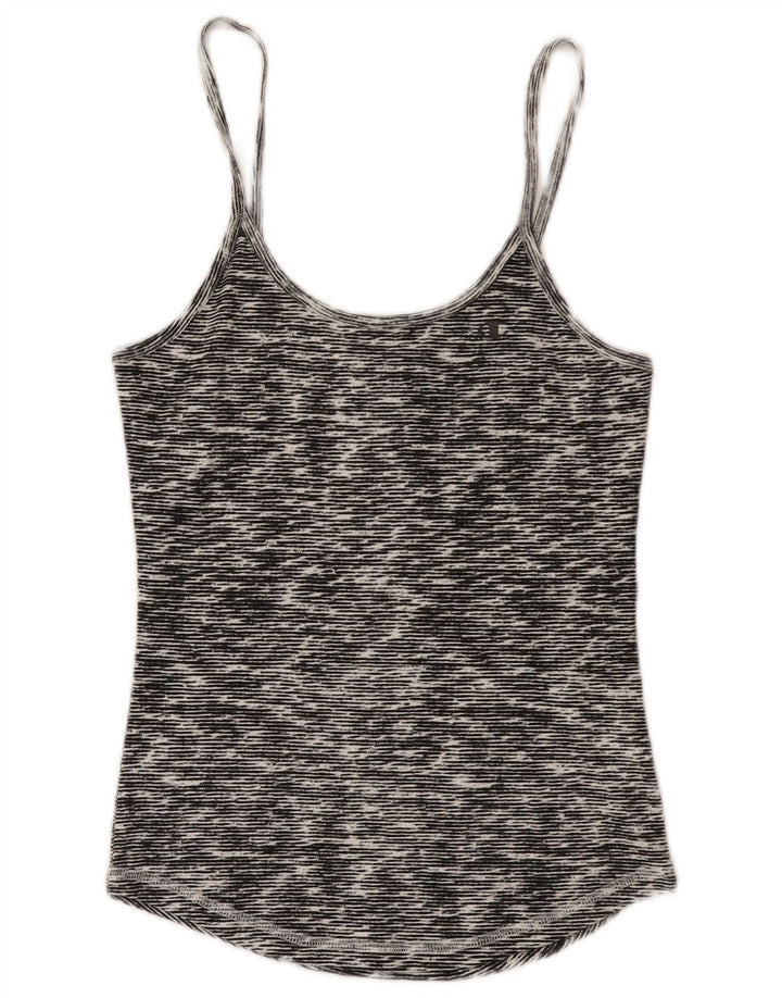 Champion Cami Top para mujer UK 12 Algodón moteado gris medio