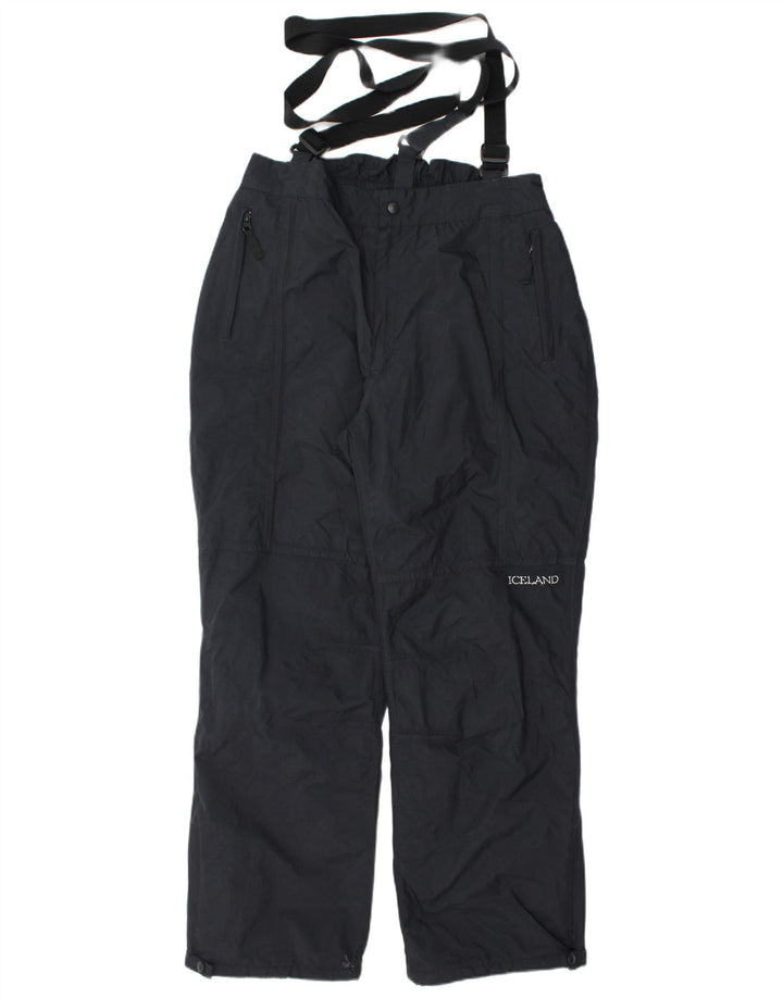 Pantalones de esquí con peto Islandia para hombre XL Nylon negro