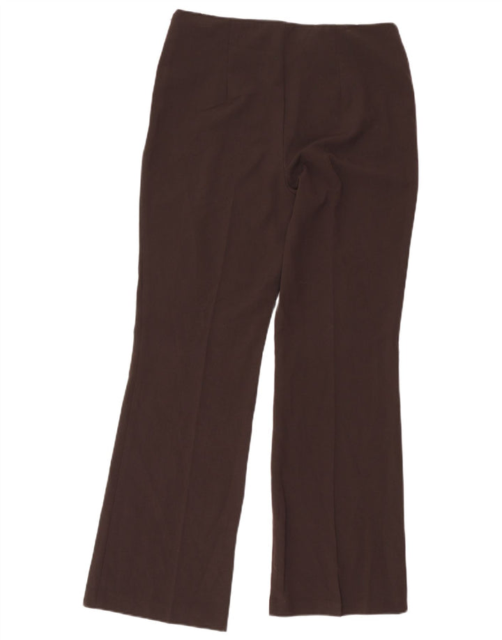 Pantalones Casual de Corte Acampanado para Mujer Marks & Spencer UK 12 Mediano W30 L29 Gris