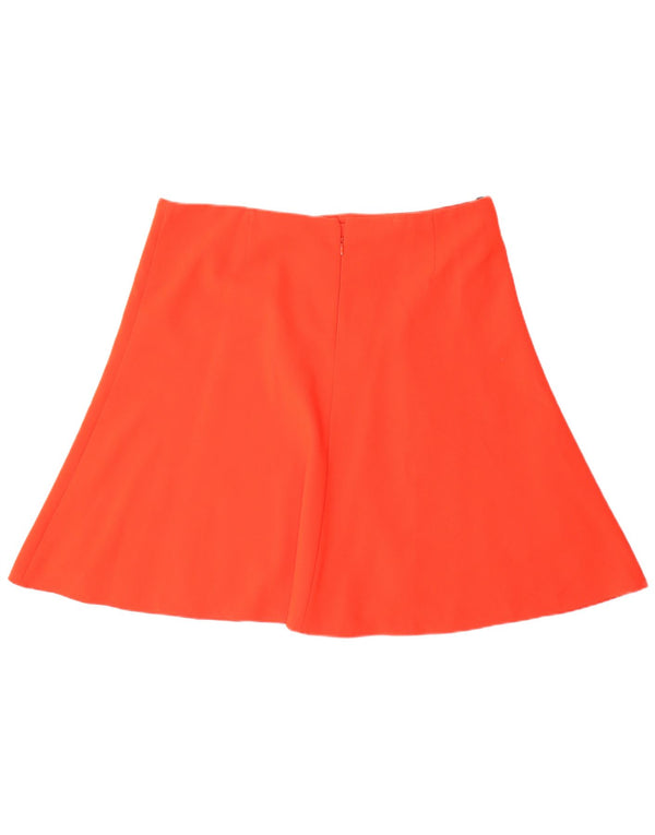 Marks & Spencer Falda Acampanada para Mujer UK 40 XL W38 Viscosa Naranja