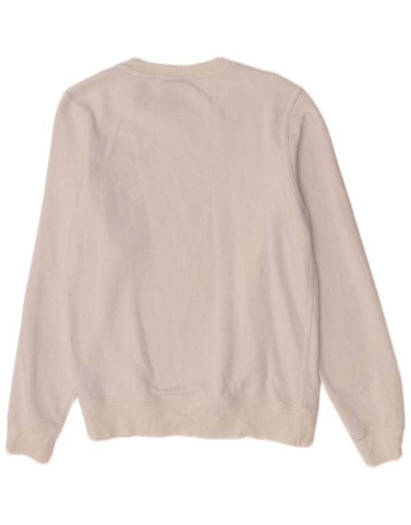 Nike - Sudadera para mujer, talla 10, algodón blanco pequeño