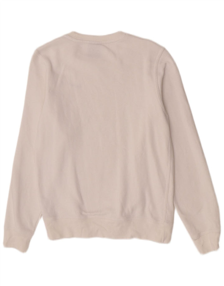 Nike - Sudadera para mujer, talla 10, algodón blanco pequeño