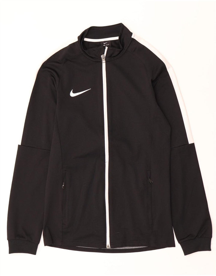 Nike - Chaqueta de chándal para hombre, talla pequeña, color negro, poliéster, deportes