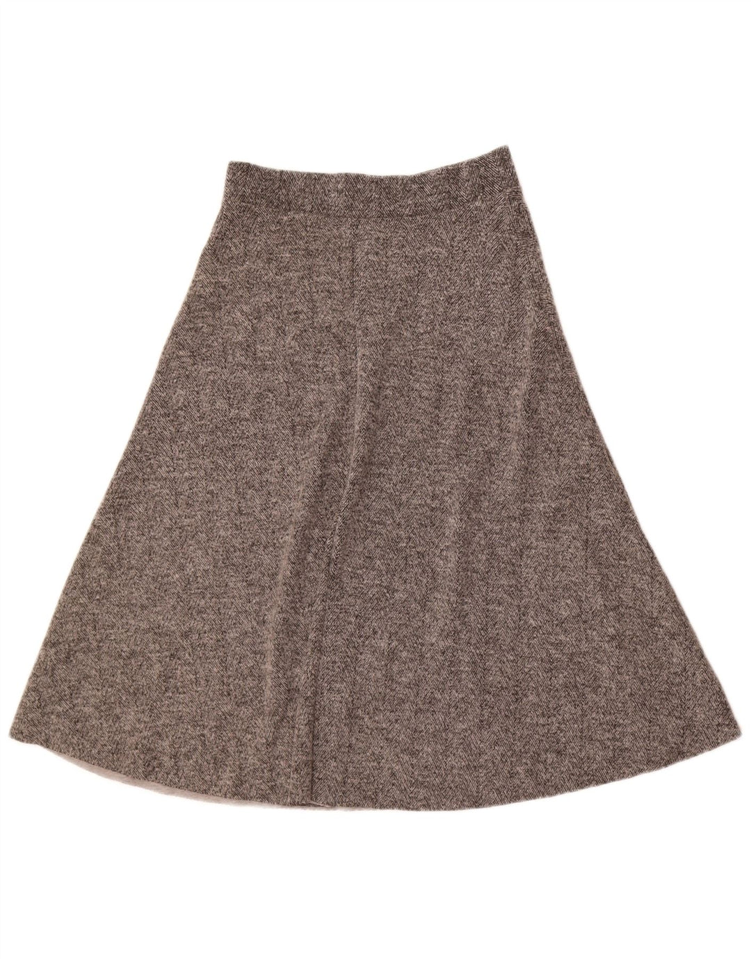 Zara Falda Acampanada Grande W30 Gris Espiga