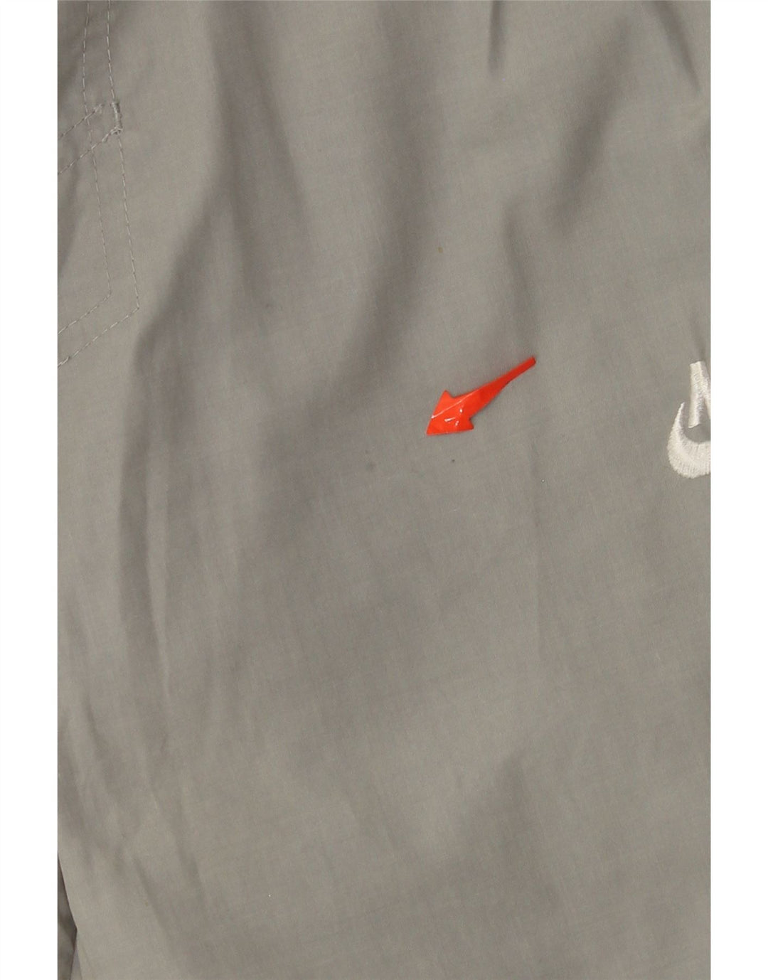 NIKE Girls Tracksuit Trousers 12-13 Years Large Grey Colourblock Polyester