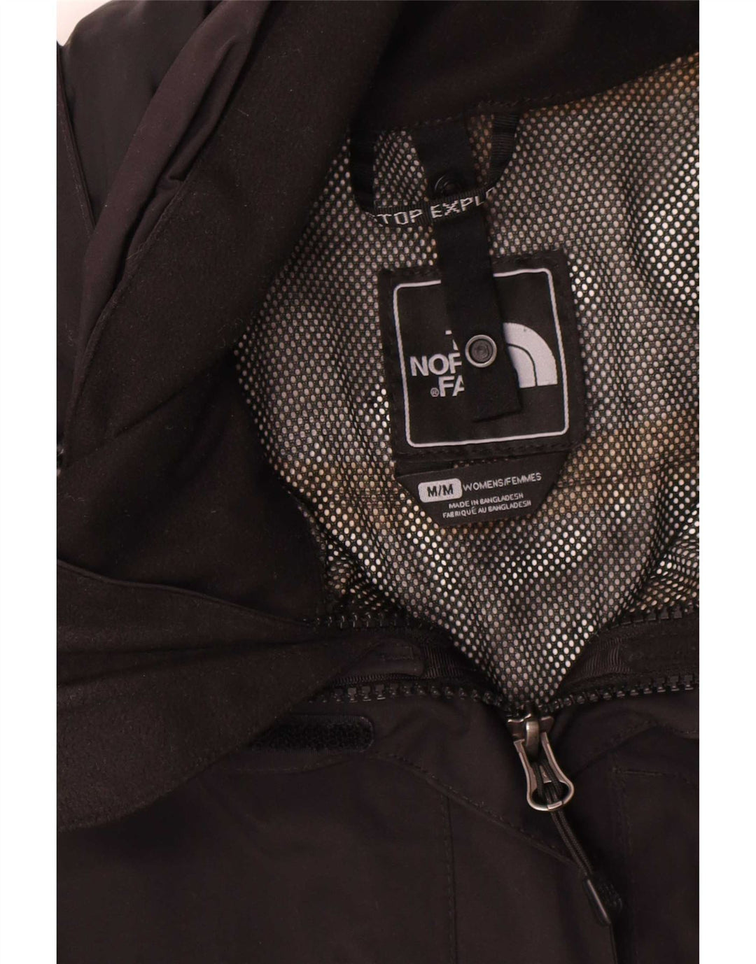 The North Face Chaqueta impermeable con capucha para mujer UK 40 Mediana Poliéster negro