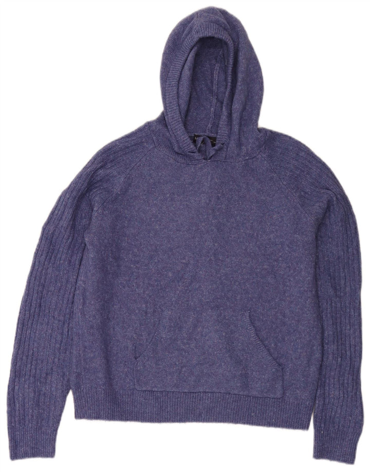Marks & Spencer Suéter con capucha para mujer UK 44 Medio azul moteado