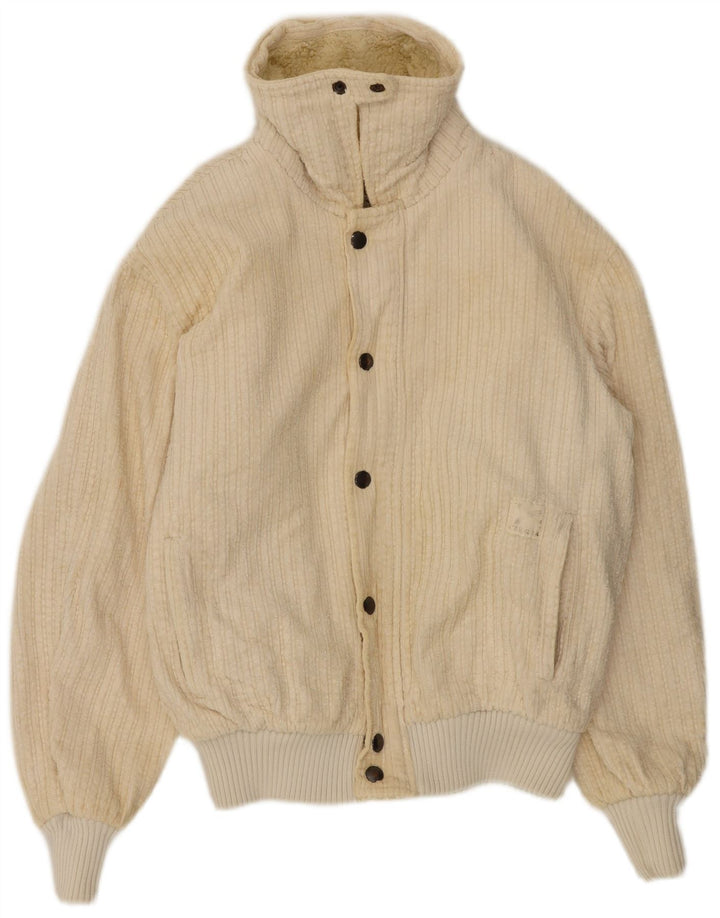 Carrera Chaqueta polar holgada para hombre IT 46 Small Beige Poliéster