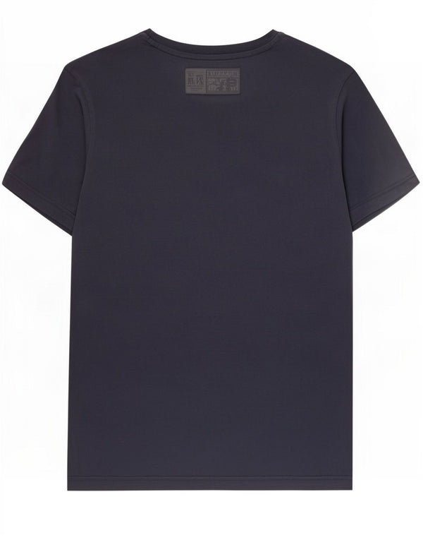 Hugo Boss Hombre Camiseta Gráfica Top Medium Azul Marino Algodón