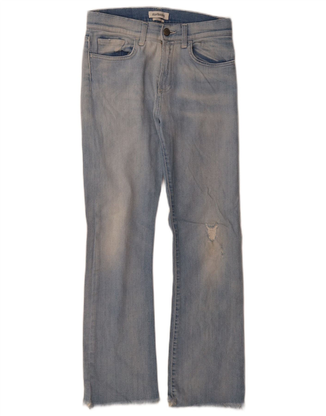 Roy Rogers Jeans desgastados para mujer W25 L28 Algodón azul