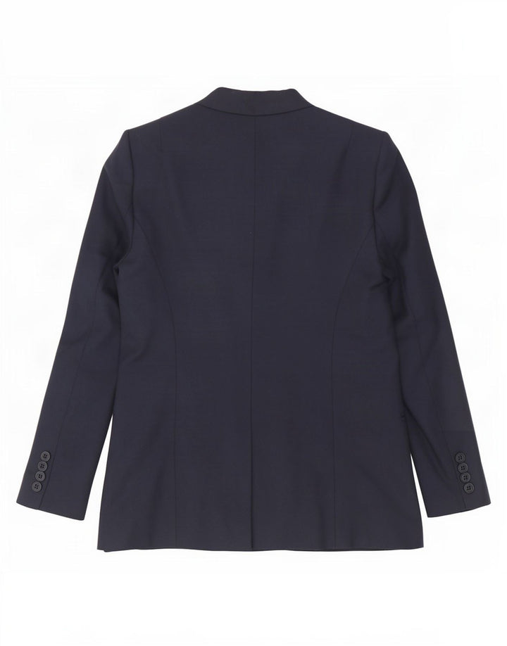 Chaqueta tipo blazer con doble botonadura para mujer Reiss UK 40 Poliéster azul marino mediano