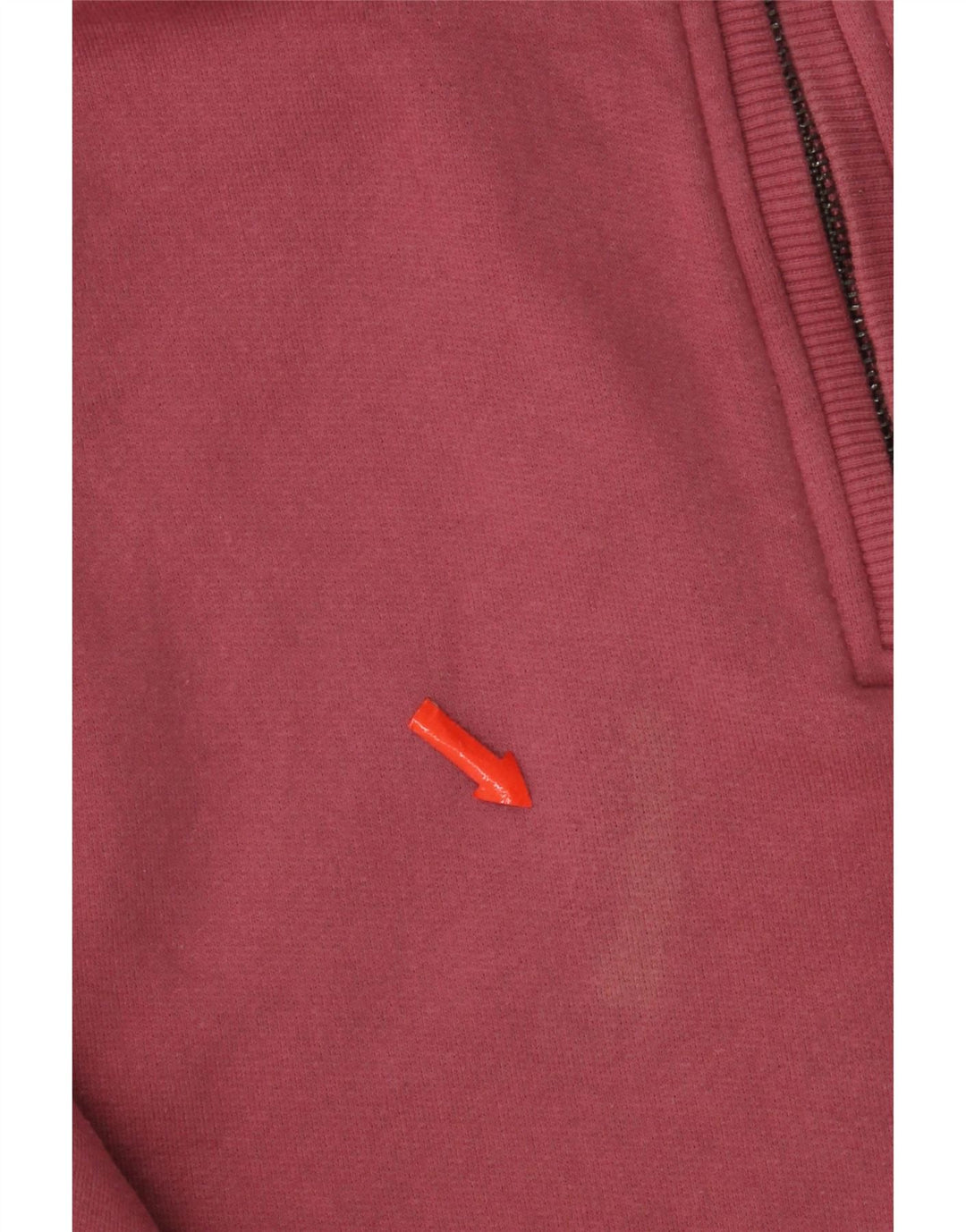 Crew Clothing Sudadera con cuello y cremallera para mujer Jersey de algodón rosa medio