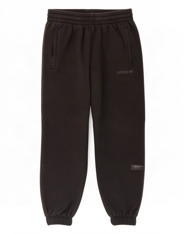 Adidas Hombre Pantalones De Chándal Joggers Pequeño Algodón Negro
